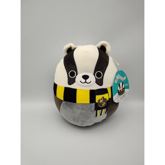 Squishmallows Harry Potter Hufflepuff Badger Stuffed Animal Toy 8" inch with Tag - Picture 1 of 3